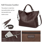 Kattee Women's Leather Tote Bag