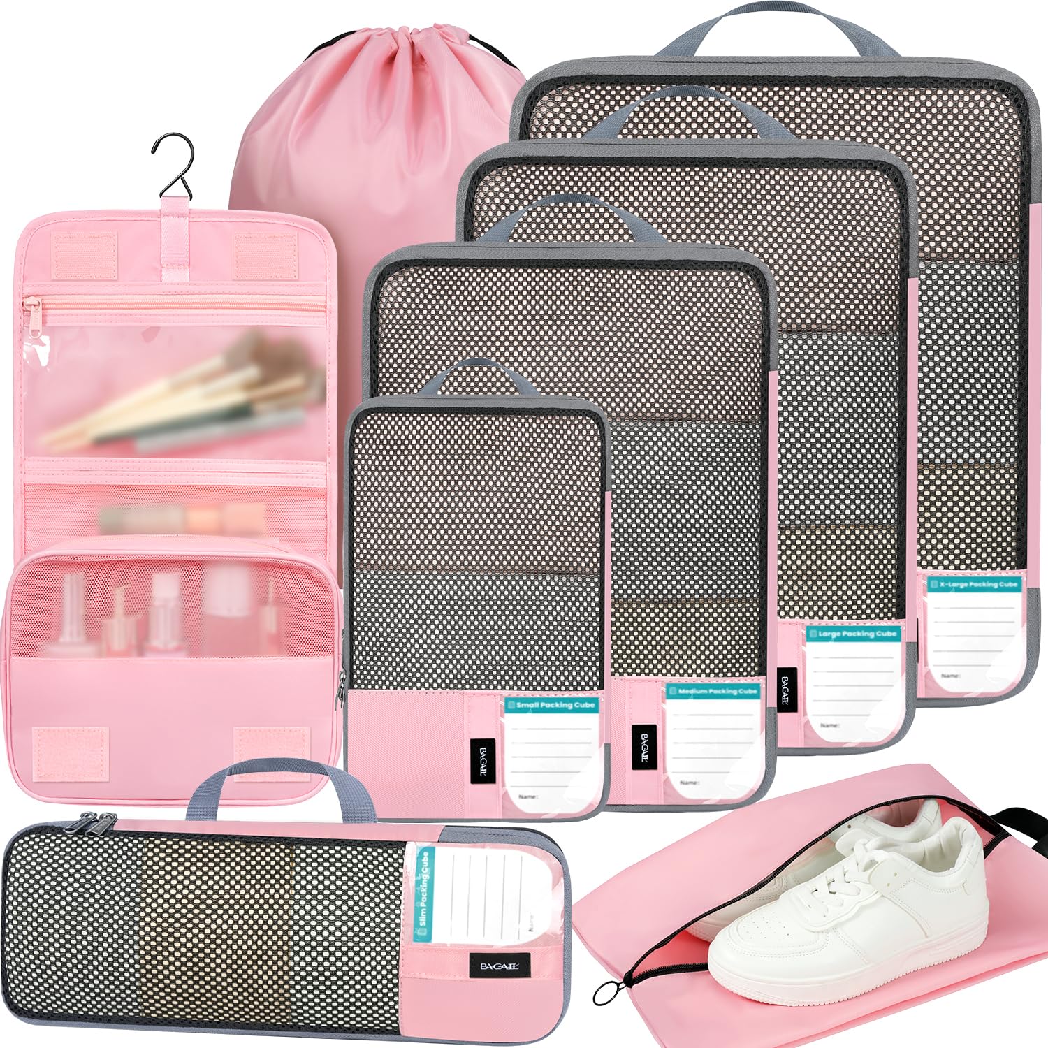 BAGAIL Expandable Travel Compression Cubes Set -  by Handbags Specialist Headquarter | Available at Handbags Specialist Headquarter