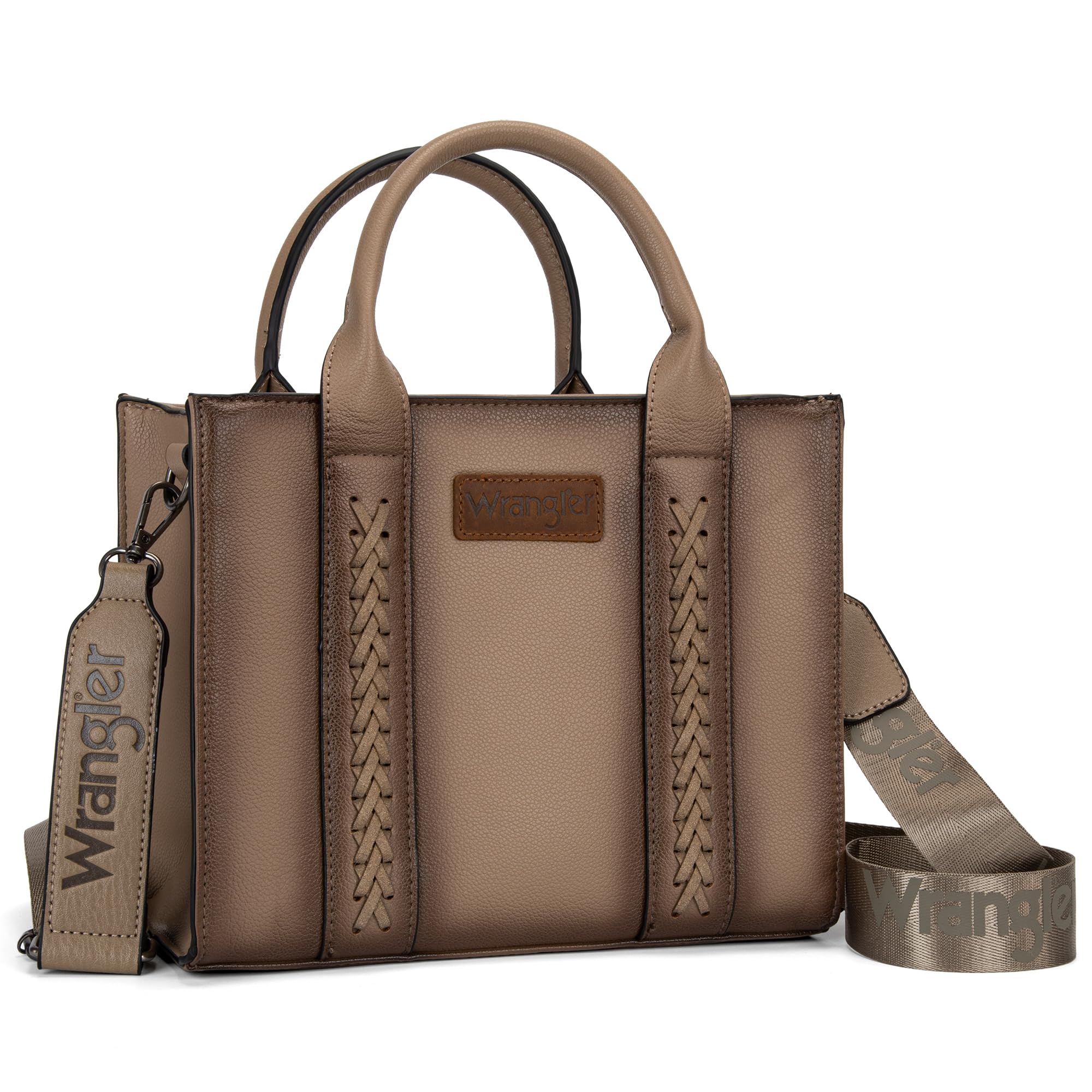 Western Chic Wrangler Tote: Vegan Leather, Versatile Strap