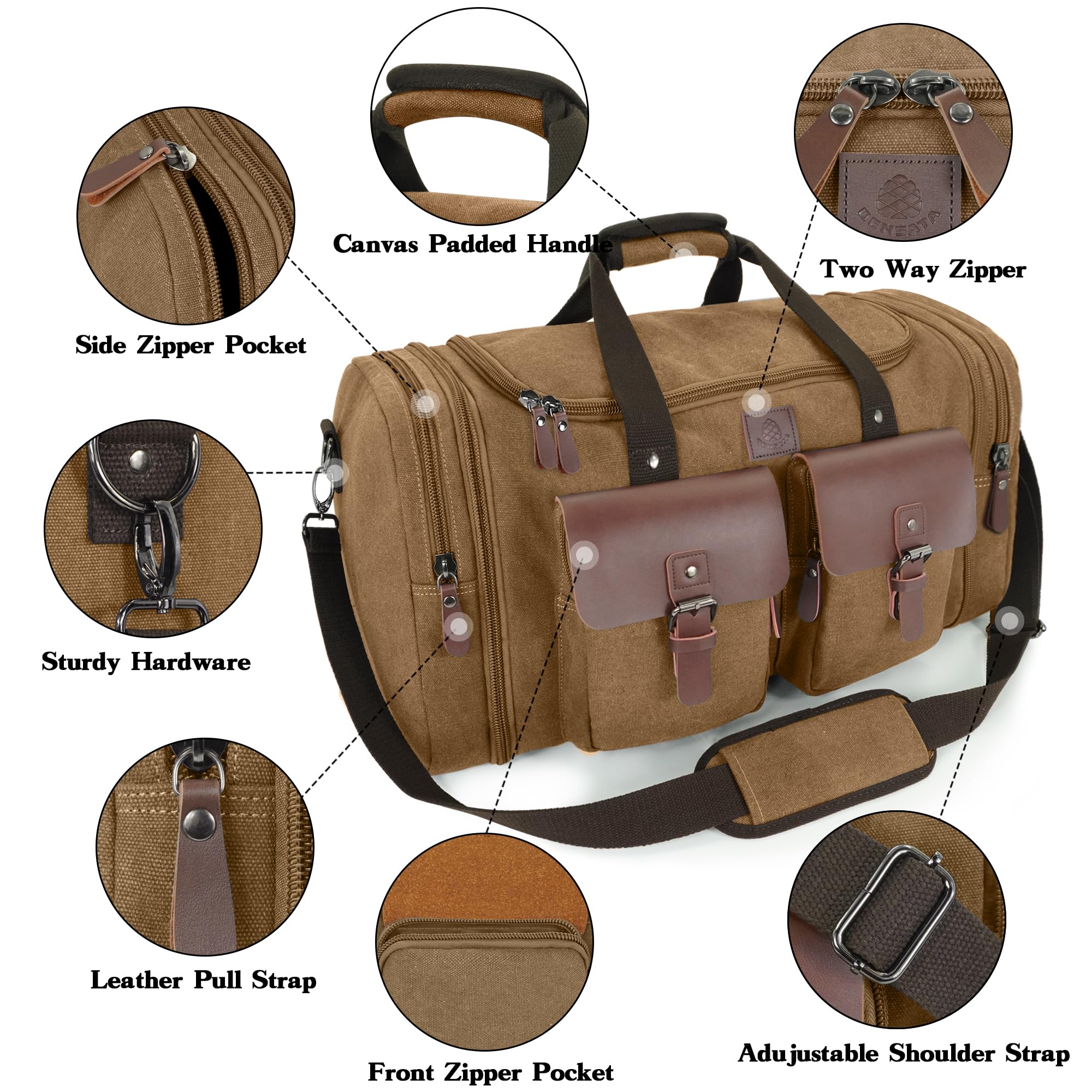27" Tactical Duffel Bag - Heavy-Duty with Lockable Zippers