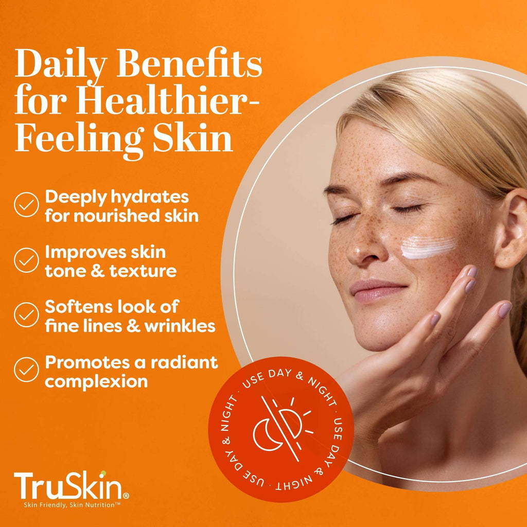 TruGlow Vitamin C Face Cream - Brightening Moisturizer - Health & Household by Handbags Specialist Headquarter | Available at Handbags Specialist Headquarter