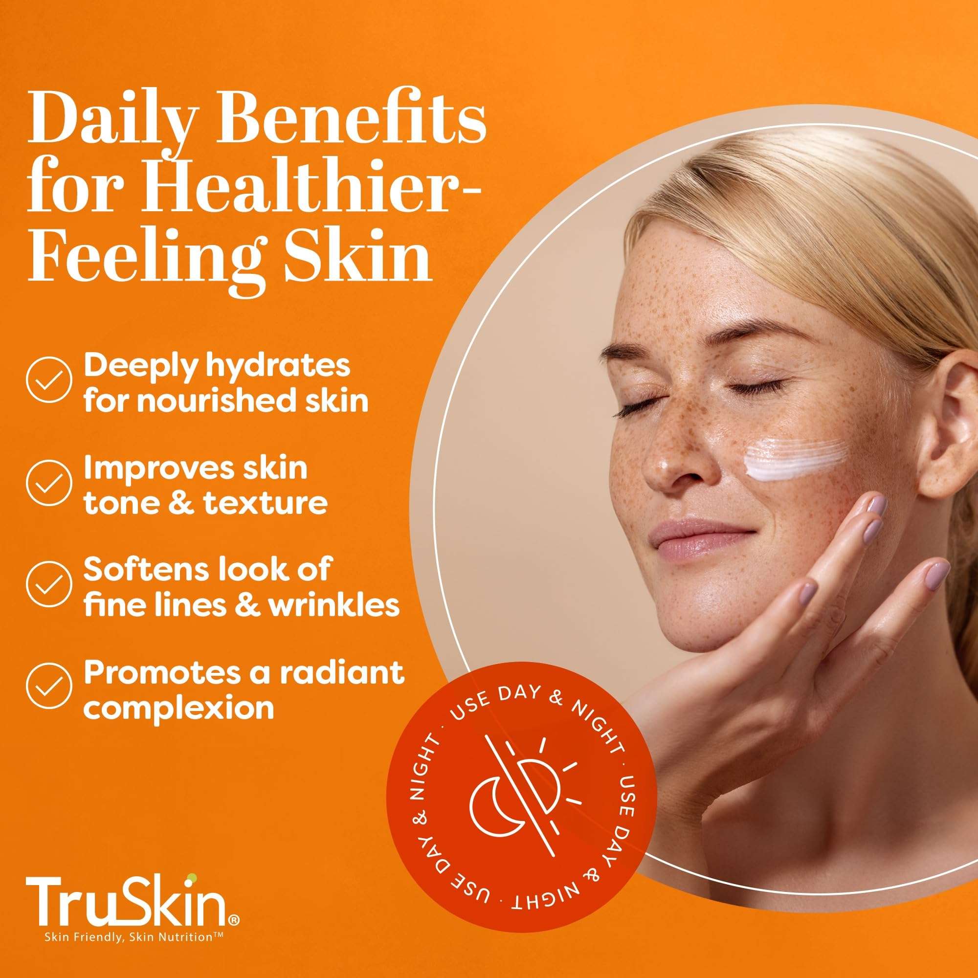 TruGlow Vitamin C Face Cream - Brightening Moisturizer - Health & Household by Handbags Specialist Headquarter | Available at Handbags Specialist Headquarter