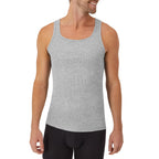 CoolFlex Men's Ribbed Tank Pack - White/Black/Gray