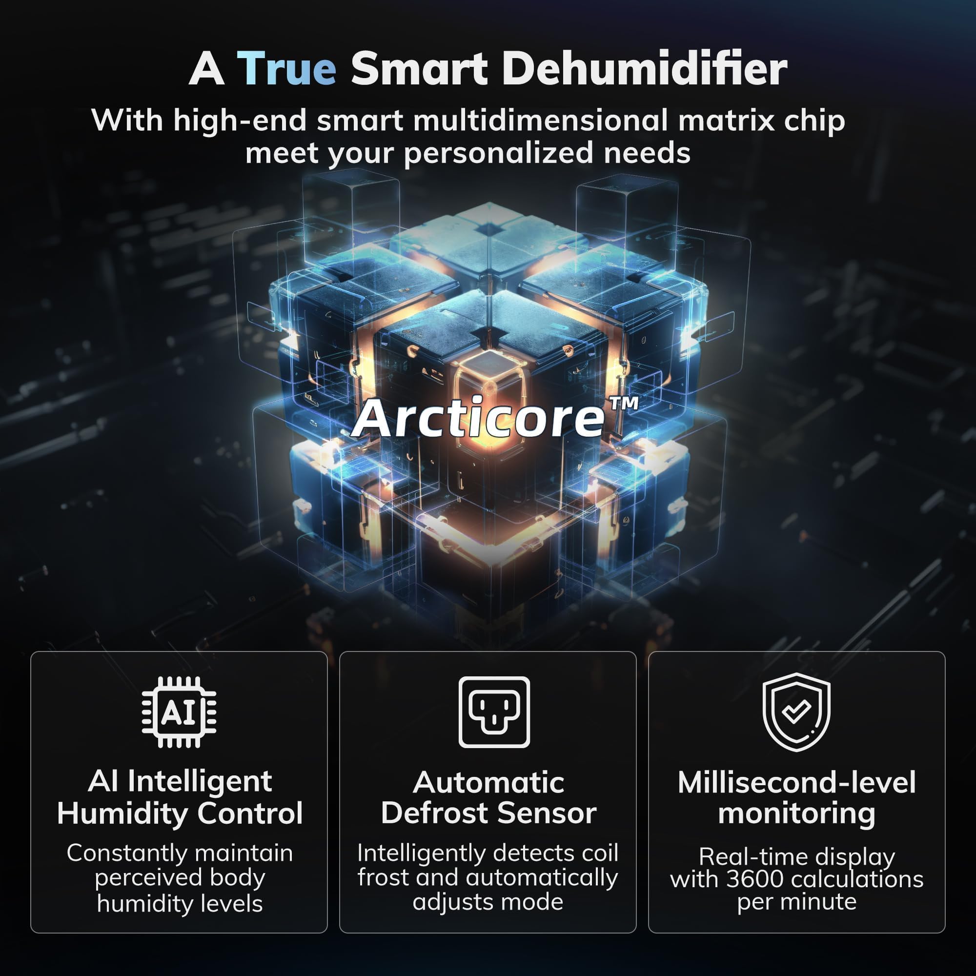 AEOCKY 4500 Sq.Ft Smart Energy Star Dehumidifier - Decor by Handbags Specialist Headquarter | Available at Handbags Specialist Headquarter