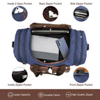 Wildroad 50L Waxed Canvas Waterproof Duffle Bag