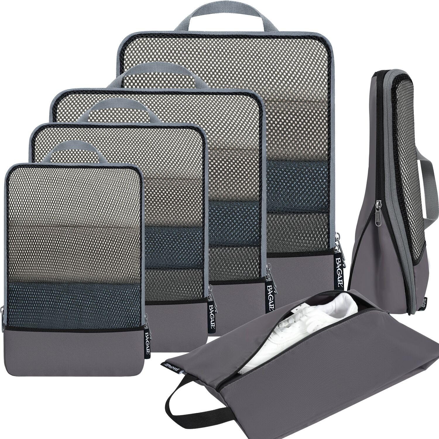 BAGAIL Expandable Travel Compression Cubes Set -  by Handbags Specialist Headquarter | Available at Handbags Specialist Headquarter