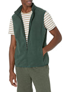 PolarZip Men's Fleece Vest – Big & Tall by Essentials