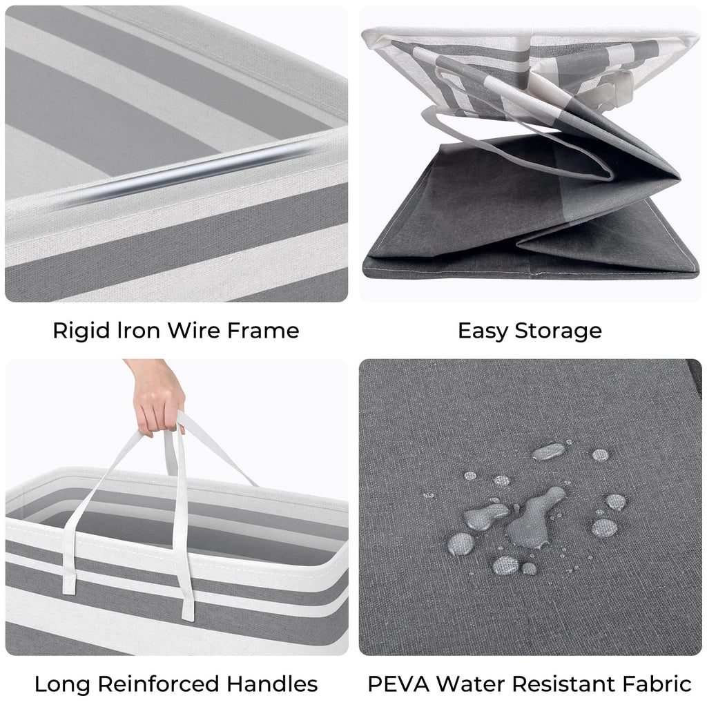 HomeHacks Duo Waterproof Laundry Baskets - Laundry Baskets by Handbags Specialist Headquarter | Available at Handbags Specialist Headquarter