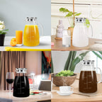 Aofmee Stainless Precision Pitcher - 68oz Borosilicate - Decor by Handbags Specialist Headquarter | Available at Handbags Specialist Headquarter