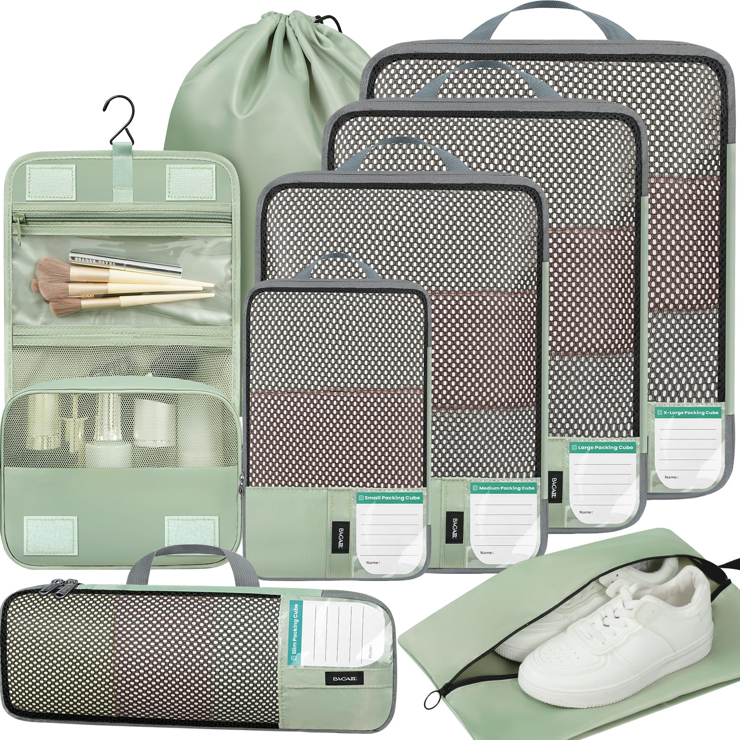 BAGAIL Expandable Travel Compression Cubes Set -  by Handbags Specialist Headquarter | Available at Handbags Specialist Headquarter