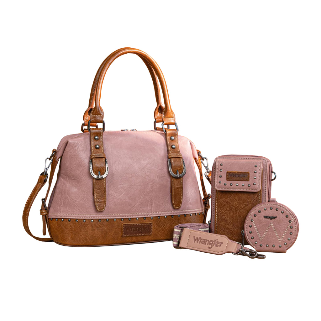 Wrangler Women's Trio: Satchel, Phone Bag & Coin Purse
