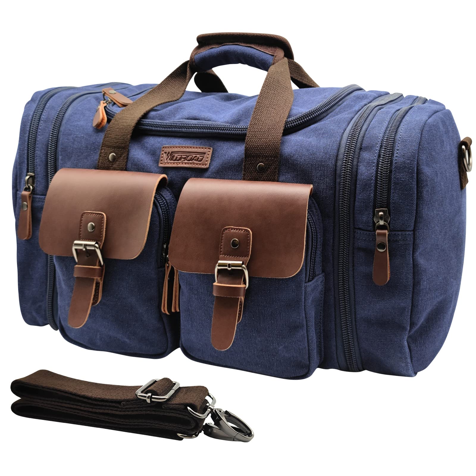Wildroad 50L Waxed Canvas Waterproof Duffle Bag