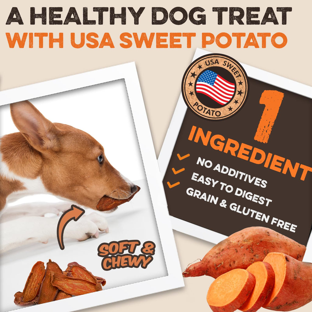 Brutus & Barnaby Sweet Potato Pup Delights - Pet Supplies by Handbags Specialist Headquarter | Available at Handbags Specialist Headquarter