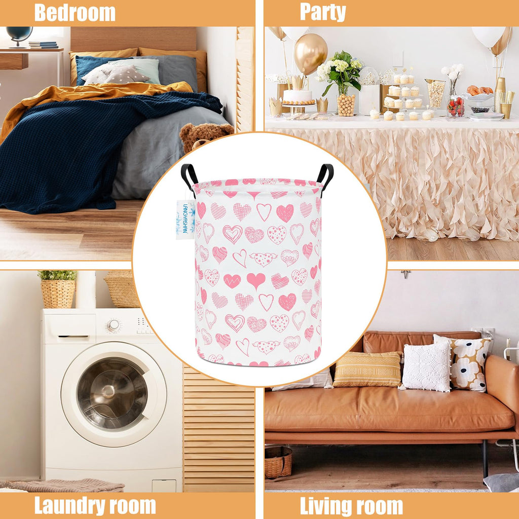 Collapsible Canvas Hamper by LANGYASHAN - Laundry Baskets by Handbags Specialist Headquarter | Available at Handbags Specialist Headquarter