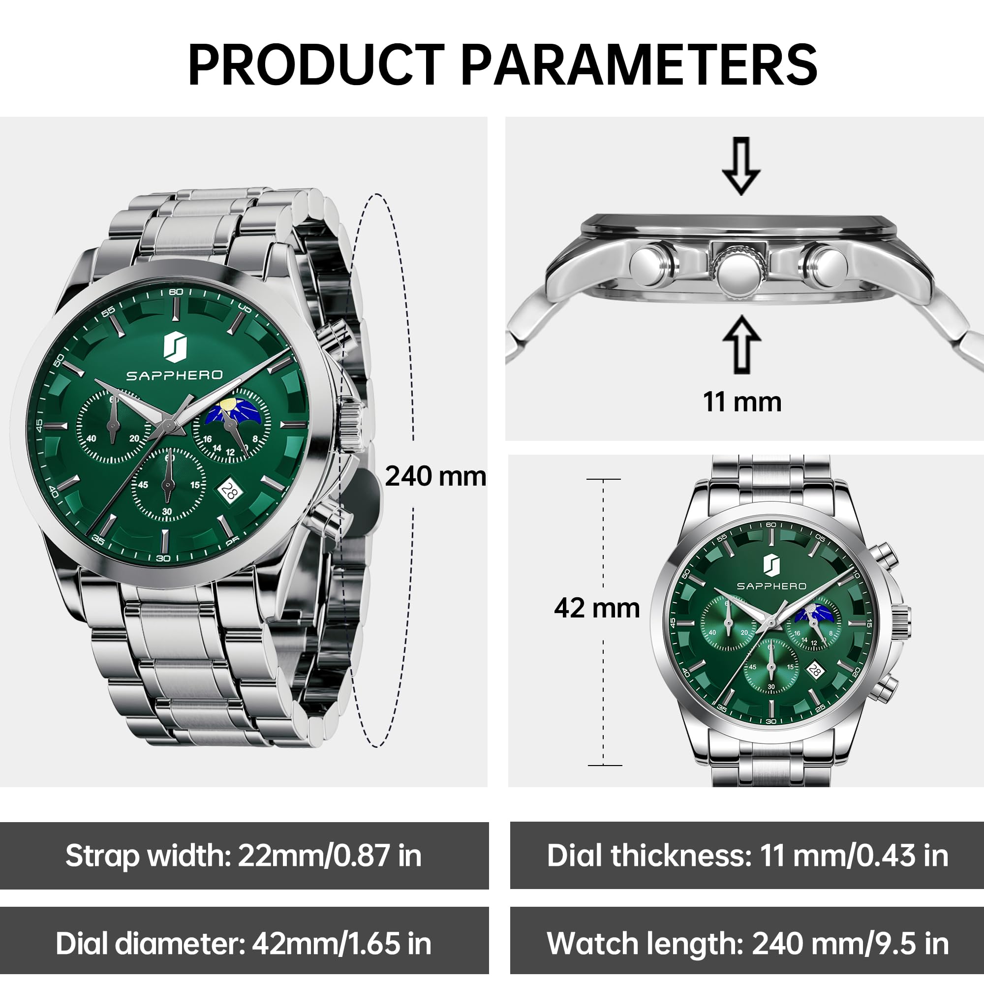 Benyar ChronoPro: Men's Quartz Fashion Watch