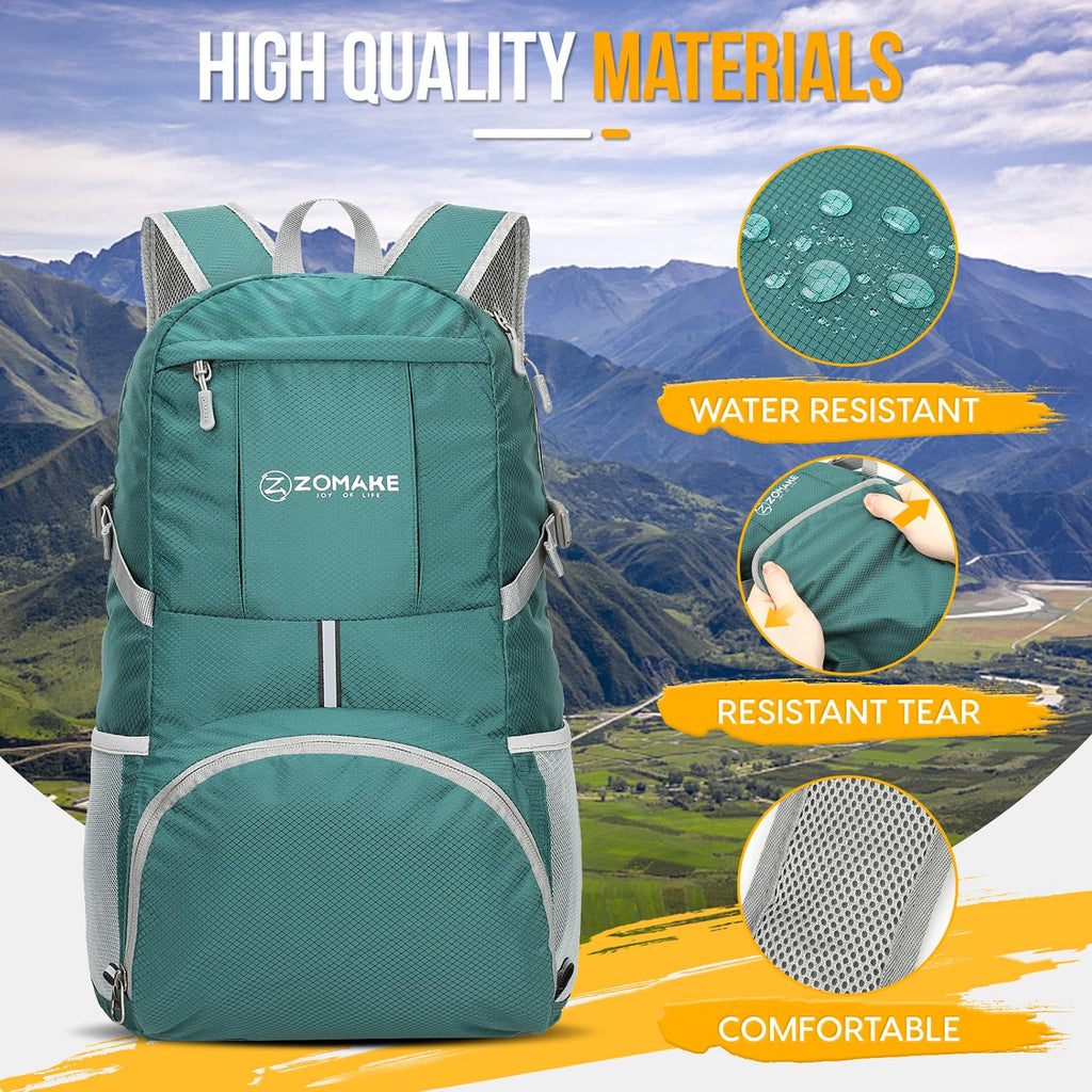 ZOMAKE 35L Compact Waterproof Hiking Backpack - Backpack Bags by Handbags Specialist Headquarter | Available at Handbags Specialist Headquarter