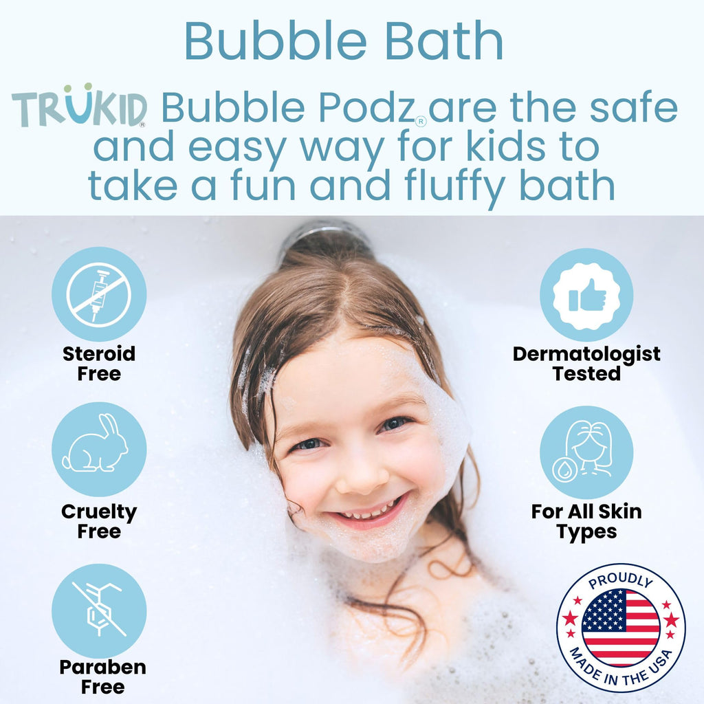 TruKid Bubble Podz: Gentle Lavender Bath Bombs - Baby Products by Handbags Specialist Headquarter | Available at Handbags Specialist Headquarter