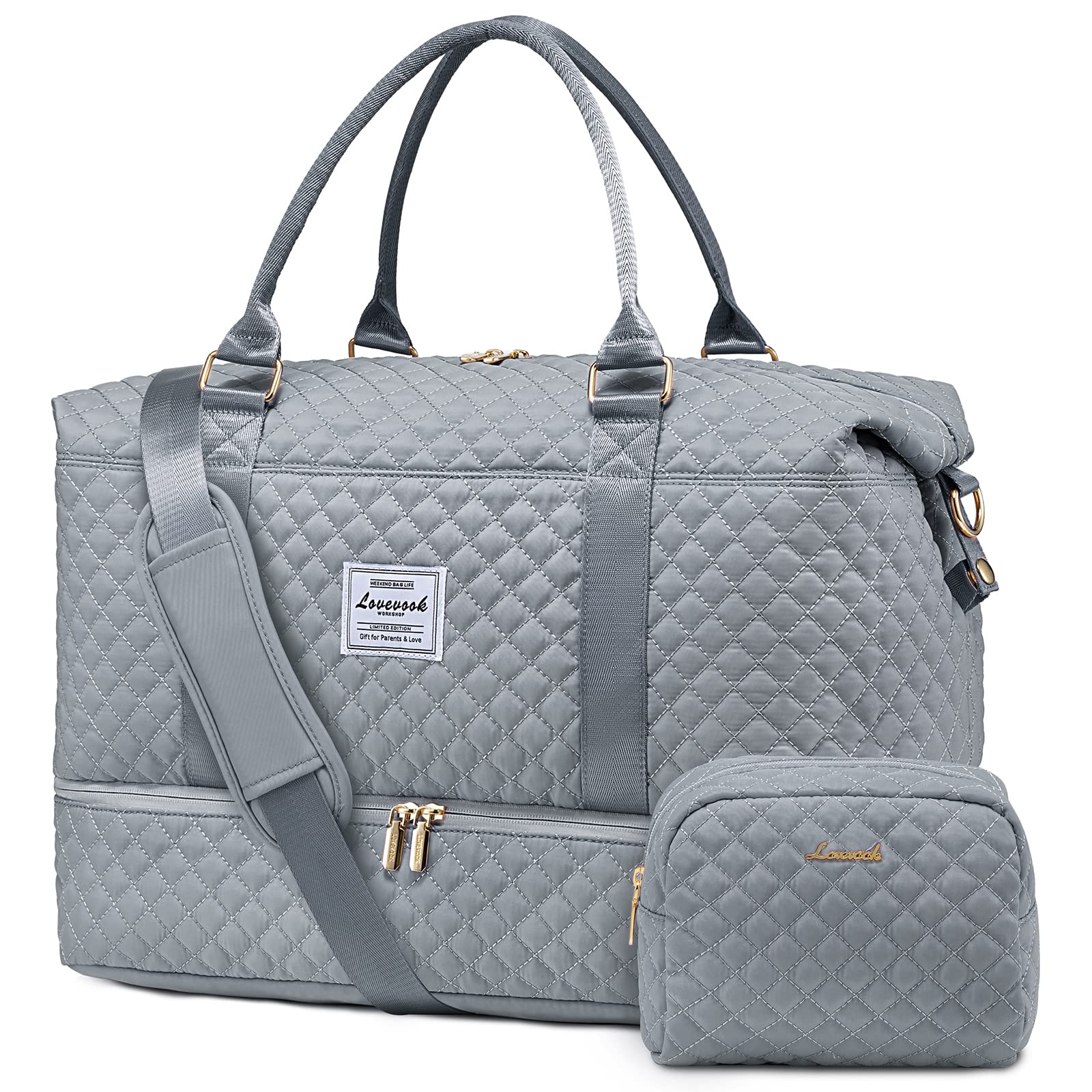 LOVEVOOK All-in-One Duffle: Travel & Gym Ready - Luggage Travel Bags by Handbags Specialist Headquarter | Available at Handbags Specialist Headquarter