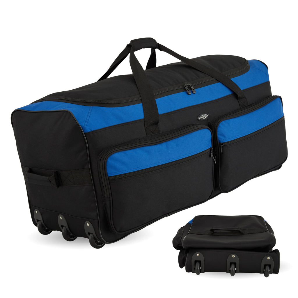 Travelers Club 36" Asgard 3-Wheel Rolling Duffel Bag -  by Handbags Specialist Headquarter | Available at Handbags Specialist Headquarter