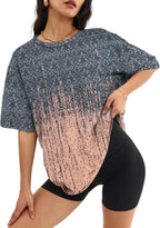 ATHMILE Women's Oversized Graphic Tee