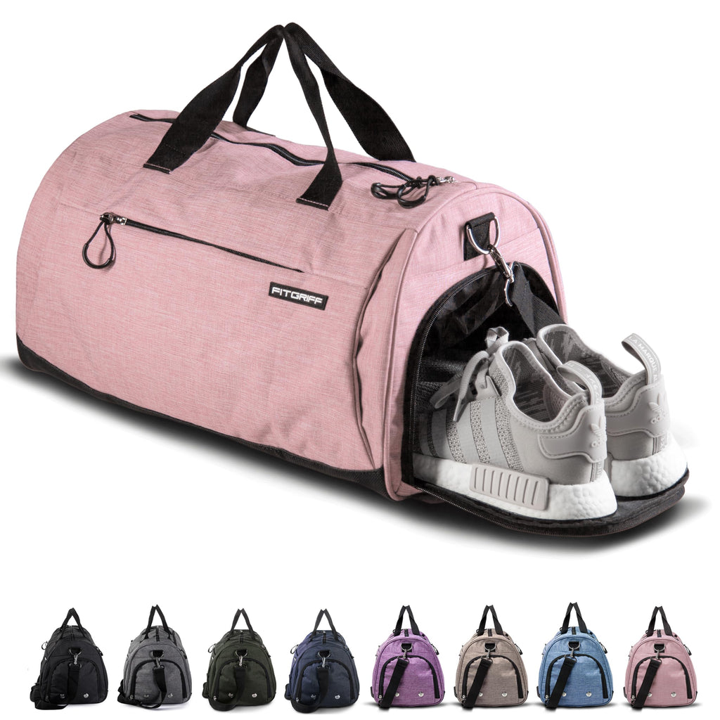 Fitgriff® Gym Bag with Shoe & Wet Compartment