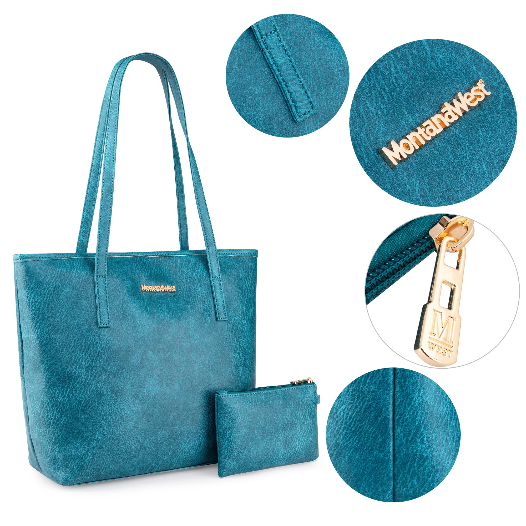 Montana Charm: Vegan Leather Tote & Shoulder Bag