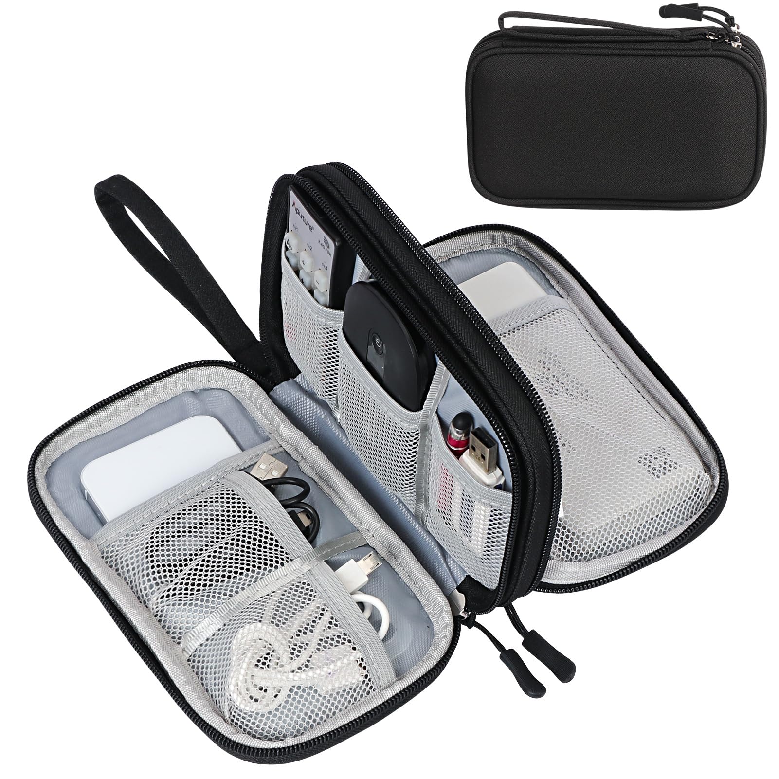 FYY All-in-One Travel Cable Organizer Pouch -  by Handbags Specialist Headquarter | Available at Handbags Specialist Headquarter