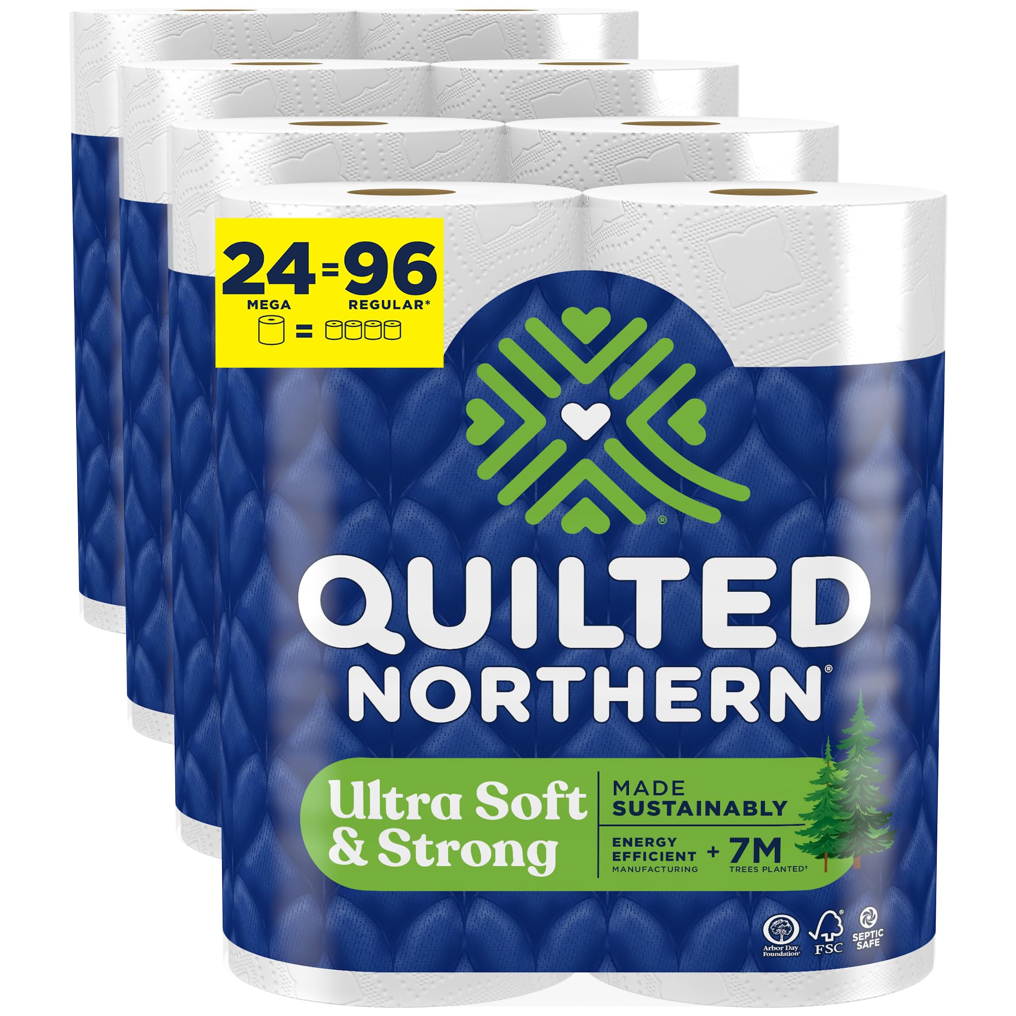 UltraSoft Mega Quilted TP - 18 Mega Rolls, Premium - Toilet Paper by Handbags Specialist Headquarter | Available at Handbags Specialist Headquarter