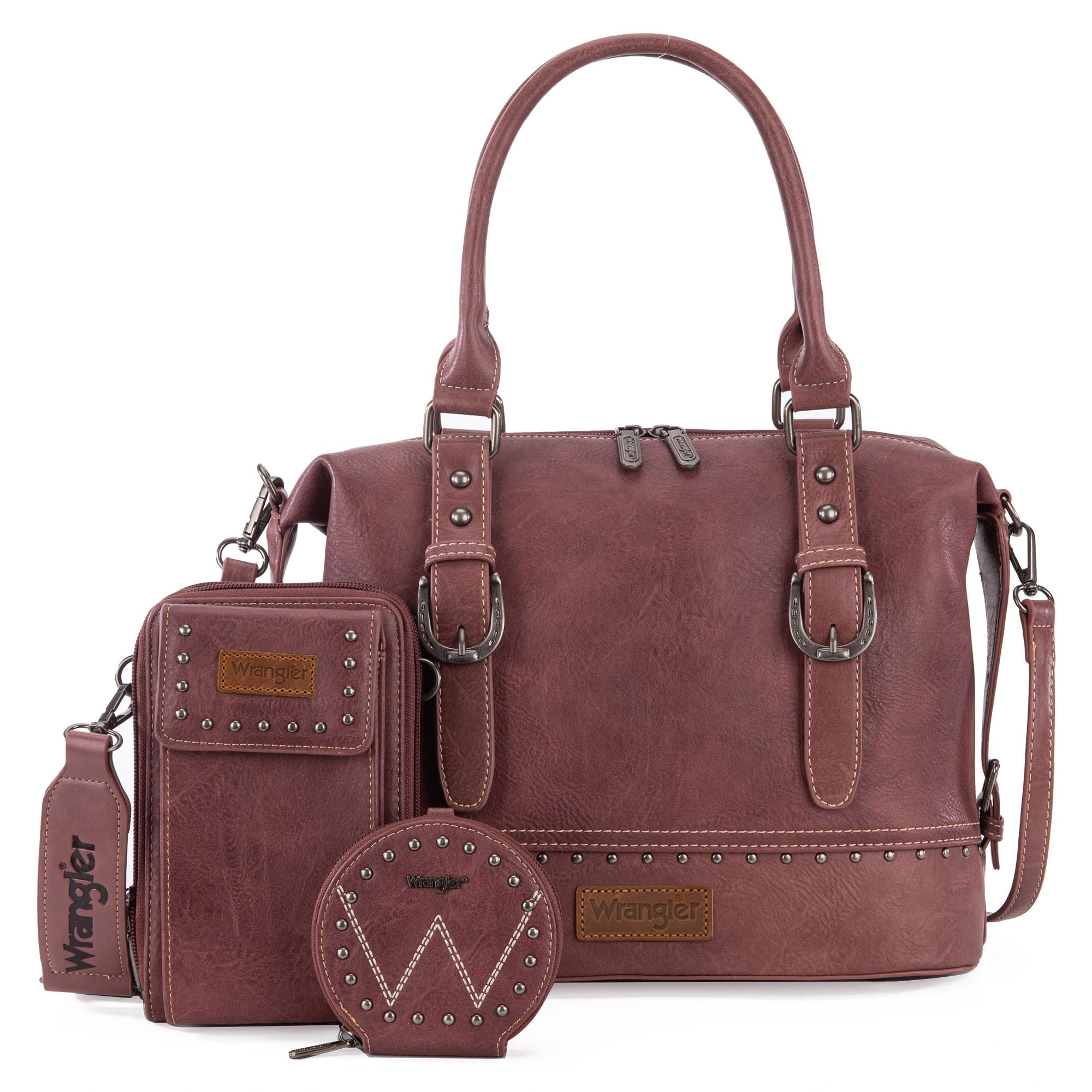 Wrangler Women's Trio: Satchel, Phone Bag & Coin Purse
