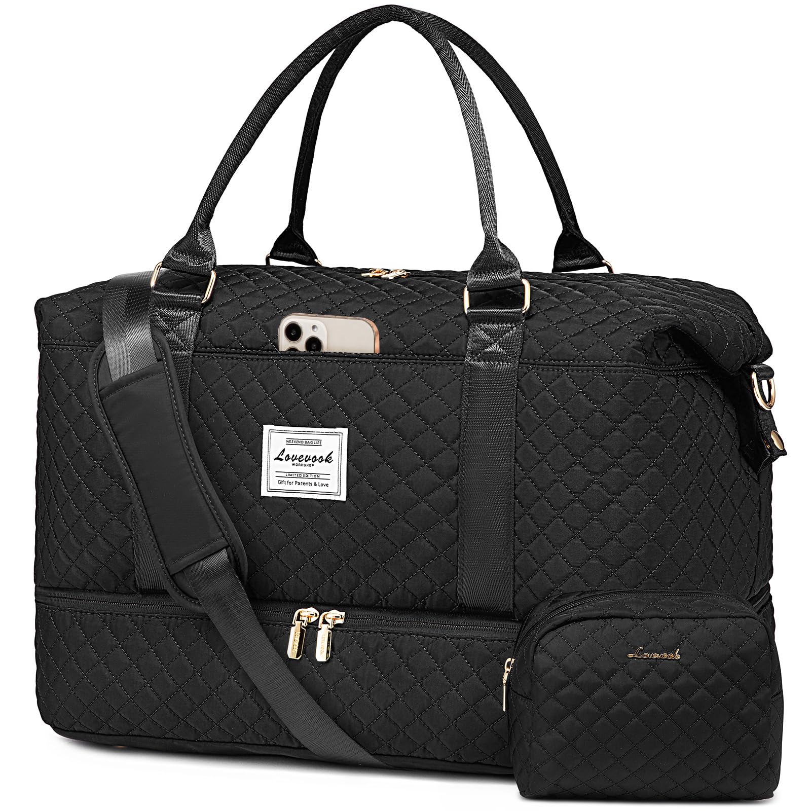 LOVEVOOK All-in-One Duffle: Travel & Gym Ready - Luggage Travel Bags by Handbags Specialist Headquarter | Available at Handbags Specialist Headquarter