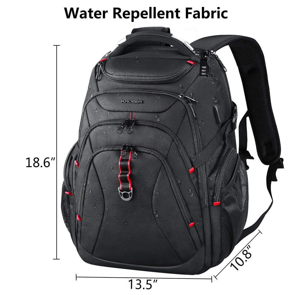 KROSER XL Shield Backpack - RFID & Water-Repellent - Backpack Bags by Handbags Specialist Headquarter | Available at Handbags Specialist Headquarter