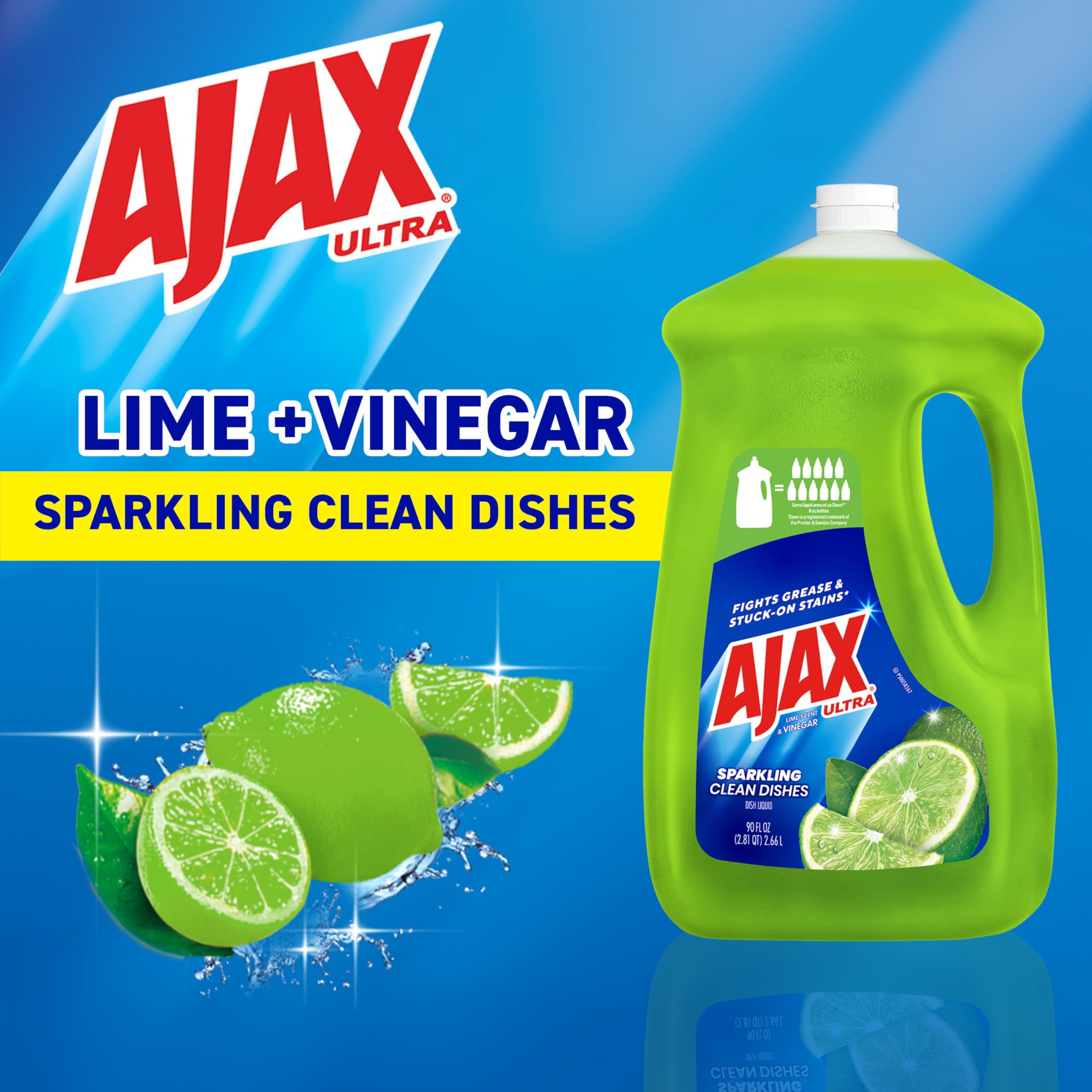 Ajax Triple Orange Dish Soap - 90 fl oz - Dish Soap Liquid by Handbags Specialist Headquarter | Available at Handbags Specialist Headquarter