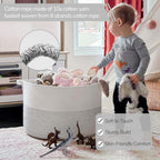 INDRESSME XL Woven Cotton Rope Basket - Black Stitch - PhoenixBucketTitleBTF by Handbags Specialist Headquarter | Available at Handbags Specialist Headquarter