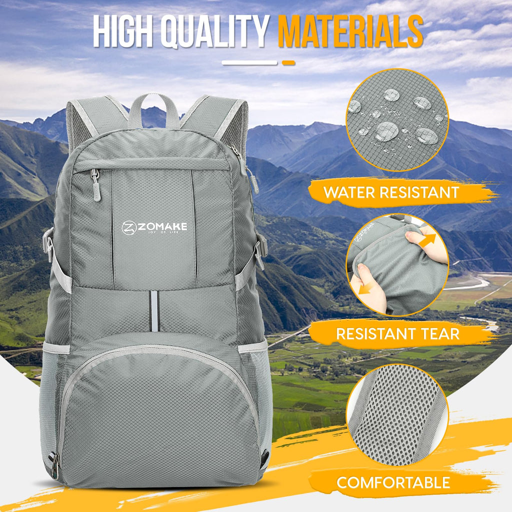 ZOMAKE 35L Compact Waterproof Hiking Backpack - Backpack Bags by Handbags Specialist Headquarter | Available at Handbags Specialist Headquarter