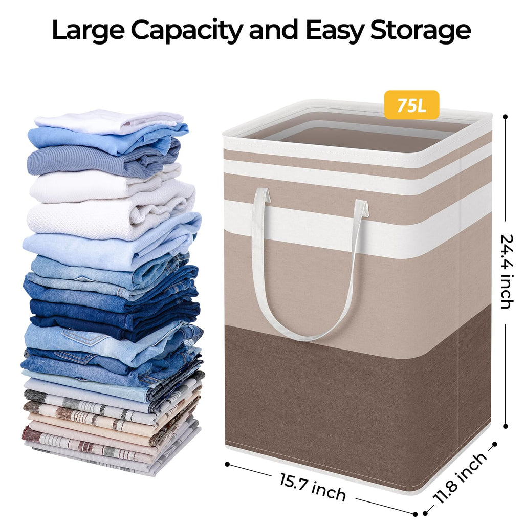 HomeHacks Duo Waterproof Laundry Baskets - Laundry Baskets by Handbags Specialist Headquarter | Available at Handbags Specialist Headquarter