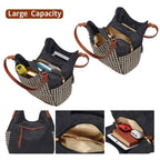 Worldlyda Women Canvas Embroidered Hobo Tote Bag