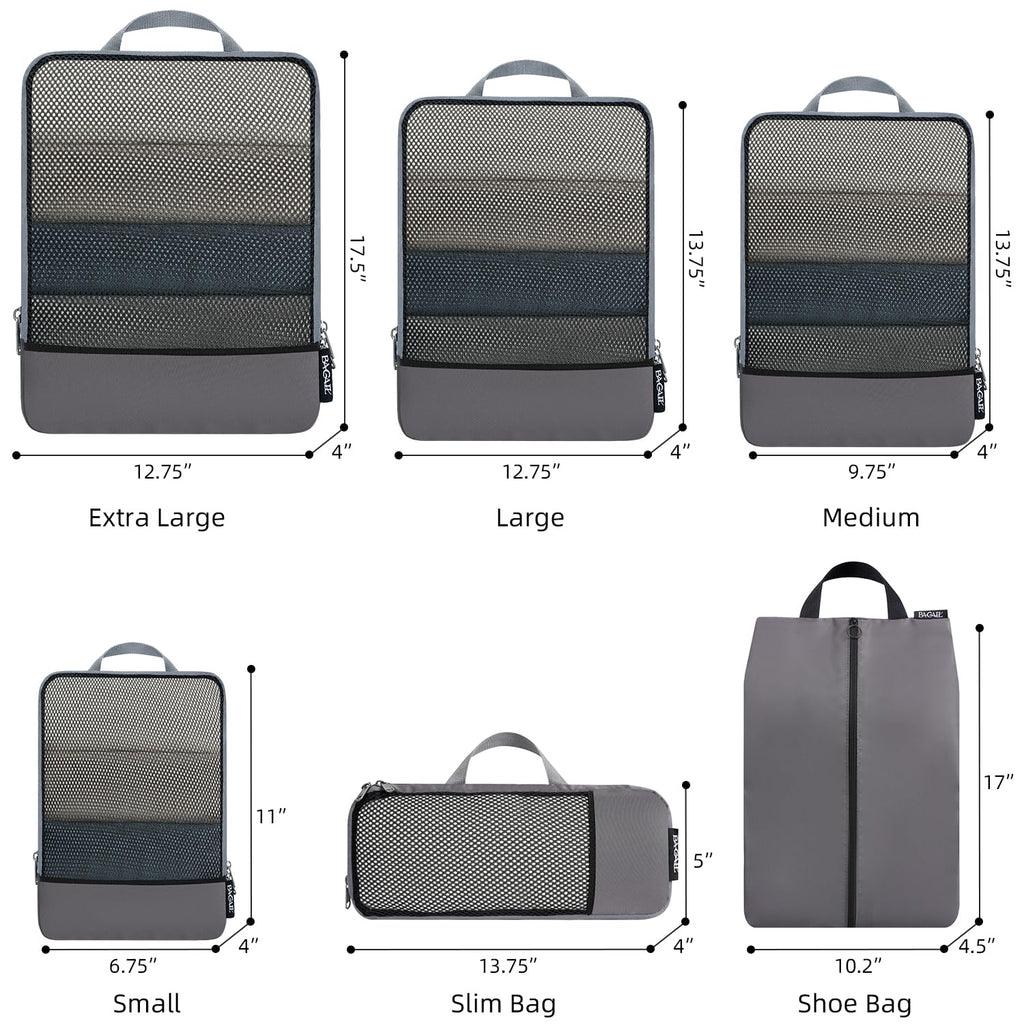 BAGAIL Expandable Travel Compression Cubes Set -  by Handbags Specialist Headquarter | Available at Handbags Specialist Headquarter