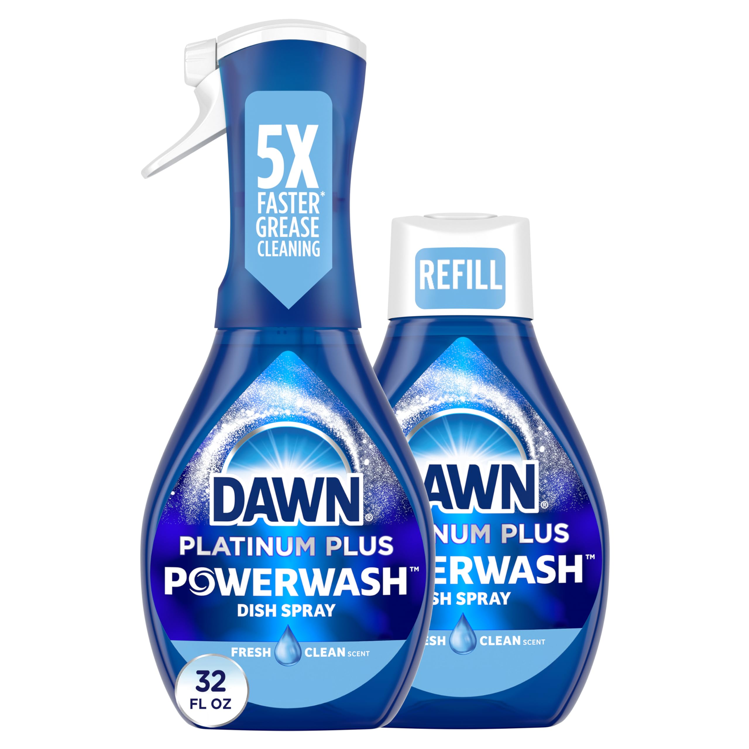 Dawn Powerwash Fresh: 1 Spray + 3 Refill Bundle - Dish Soap Liquid by Handbags Specialist Headquarter | Available at Handbags Specialist Headquarter