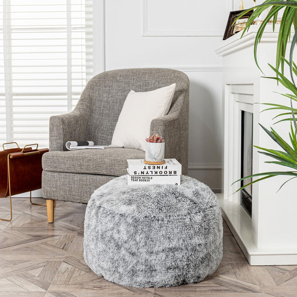 VersaPouf: Unstuffed Ottoman & Foot Rest Cover - Decor by Handbags Specialist Headquarter | Available at Handbags Specialist Headquarter