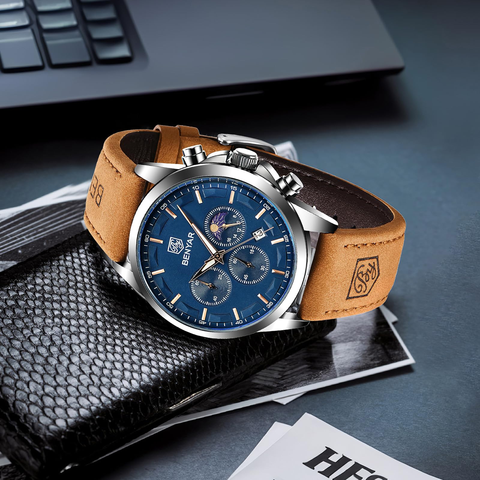 Benyar ChronoPro: Men's Quartz Fashion Watch