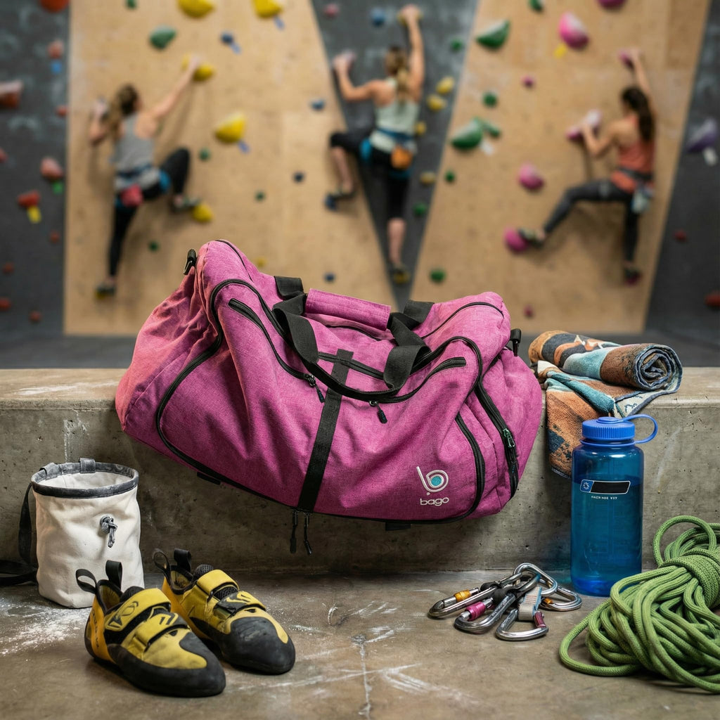 Bago 60L Foldable Travel Duffle Bag with Shoe Compartment