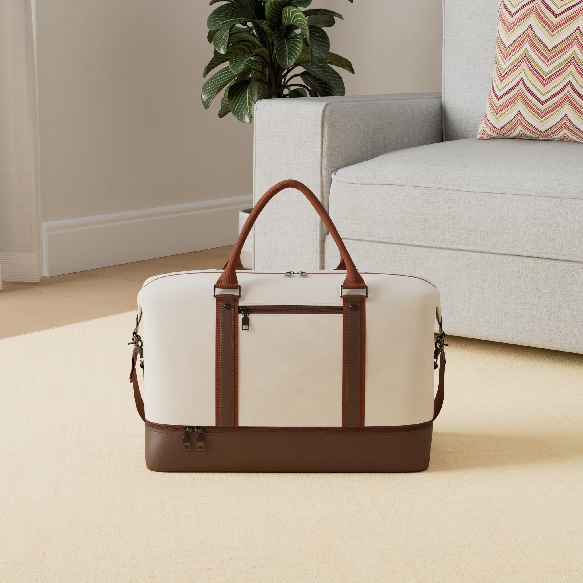 Weekender Overnight Travel Bag with Shoe Pouch
