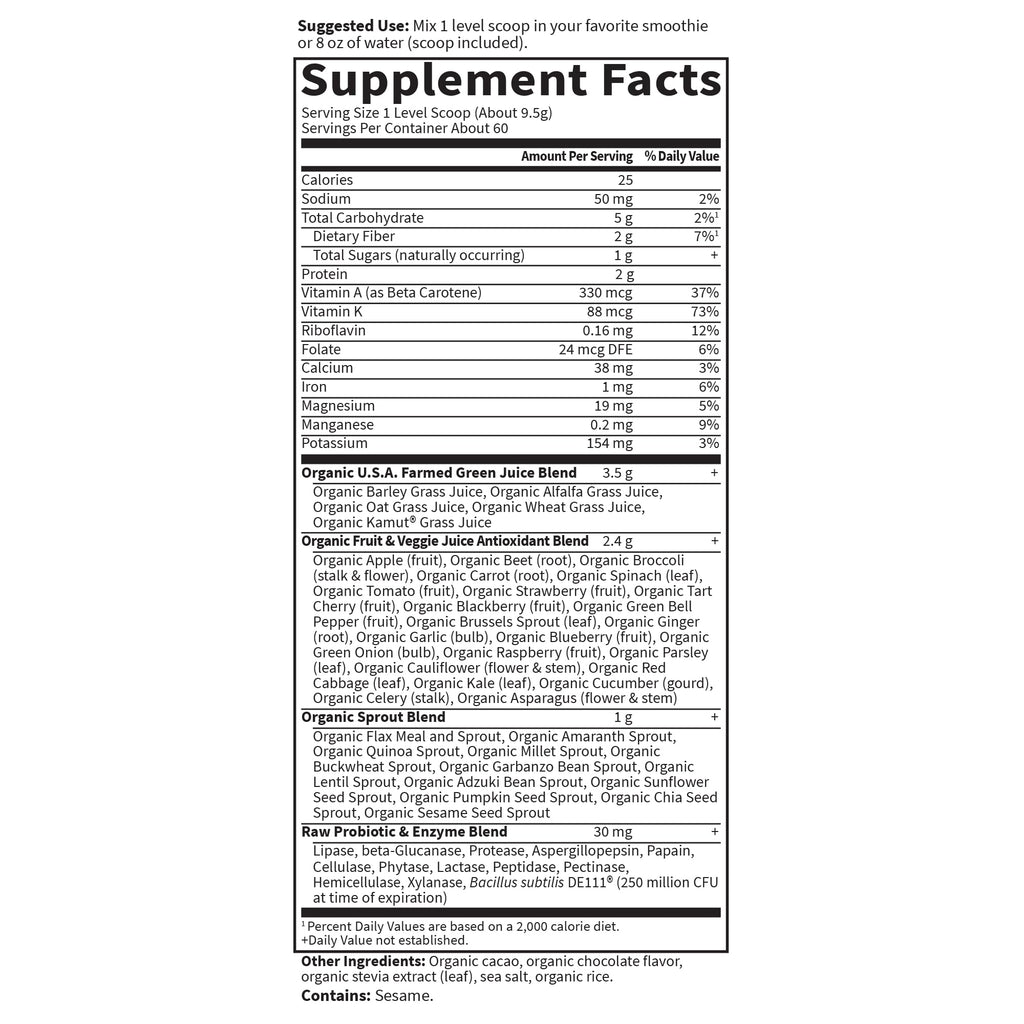 GreenVitality Superfood Powder - Juiced Greens Blend - Health Care by Handbags Specialist Headquarter | Available at Handbags Specialist Headquarter