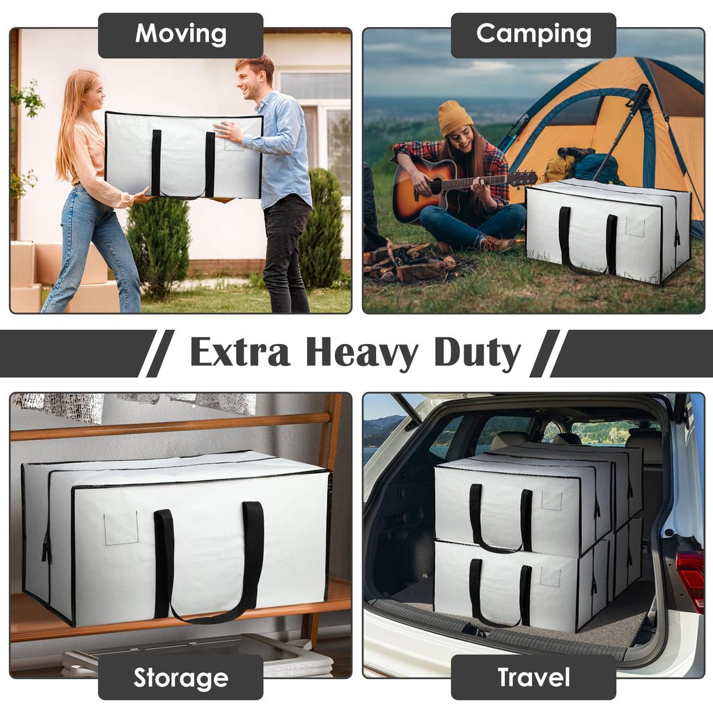 6 Pack XL Heavy Duty Moving Bags - Dark Blue