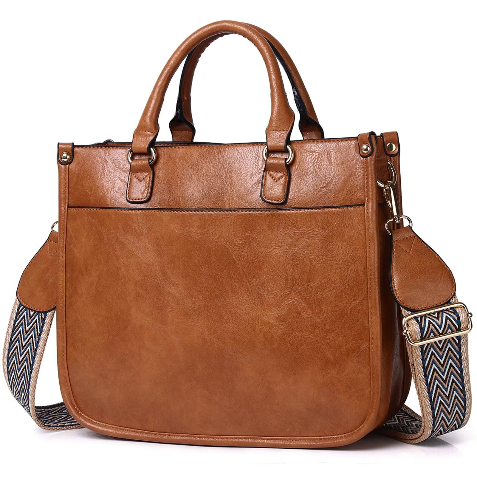 AUYOCO Chic Vegan Leather Crossbody Bag with Strap -  by Handbags Specialist Headquarter | Available at Handbags Specialist Headquarter