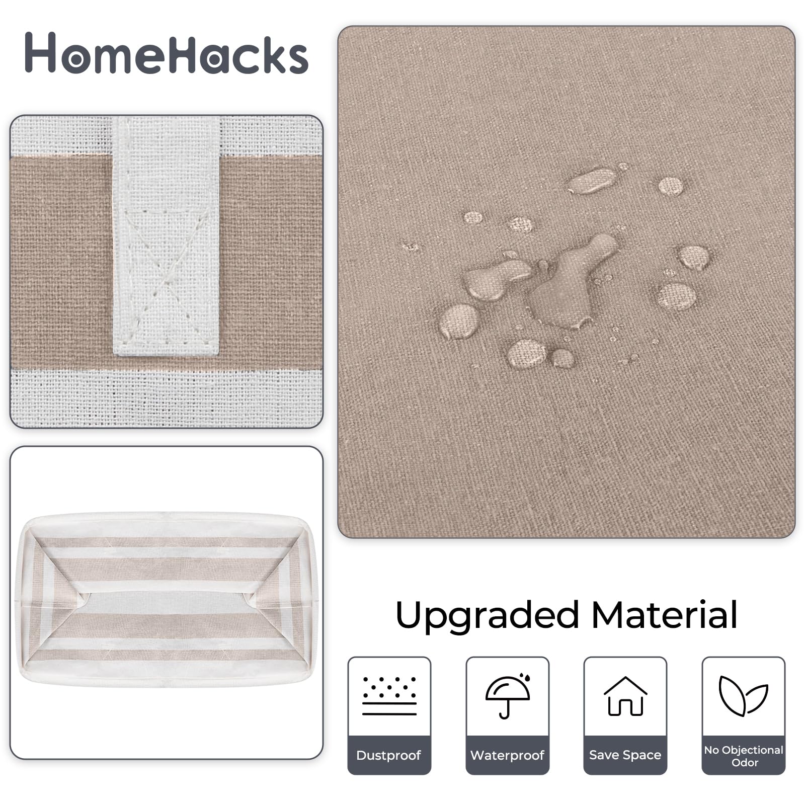 HomeHacks Duo Waterproof Laundry Baskets - Laundry Baskets by Handbags Specialist Headquarter | Available at Handbags Specialist Headquarter