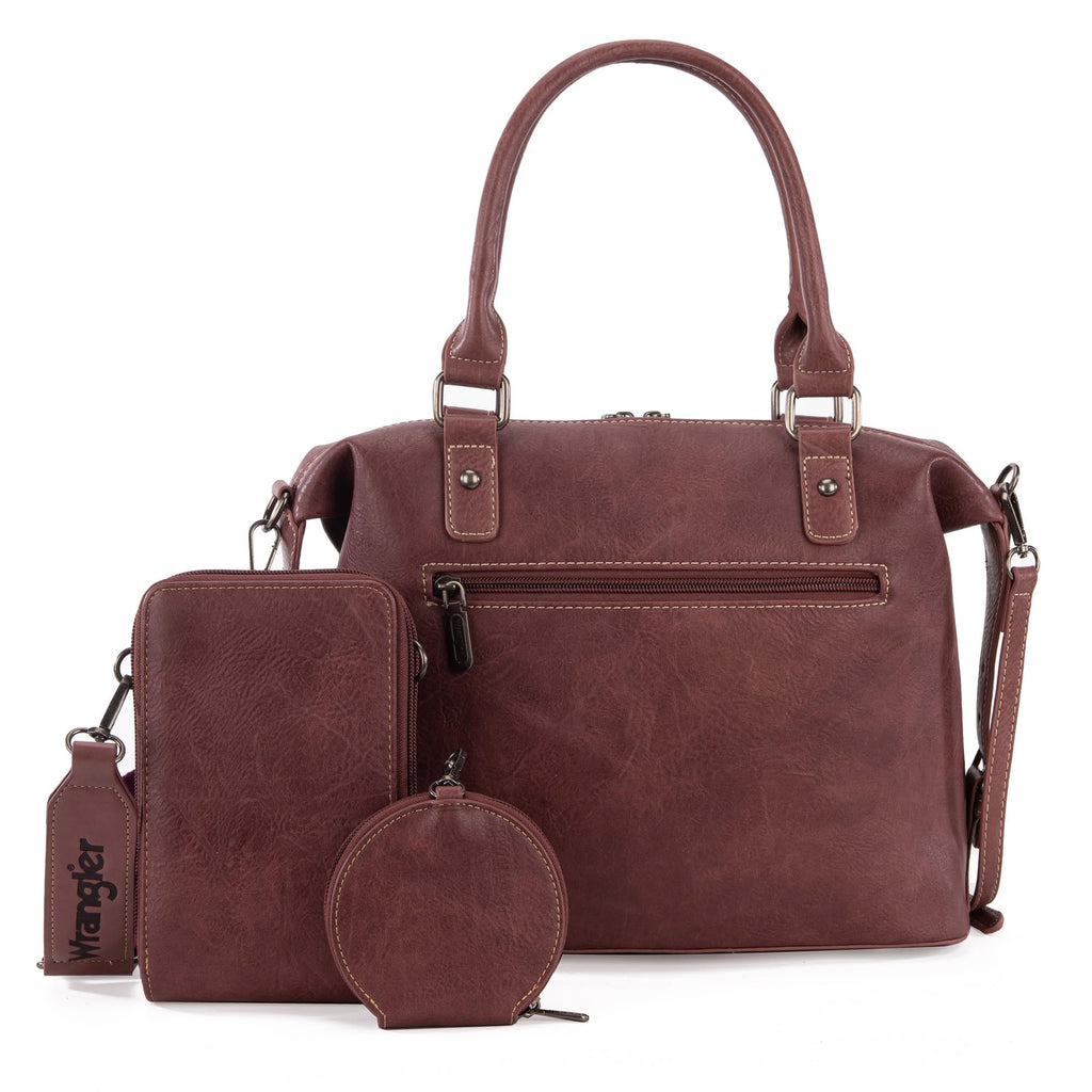 Wrangler Women's Trio: Satchel, Phone Bag & Coin Purse