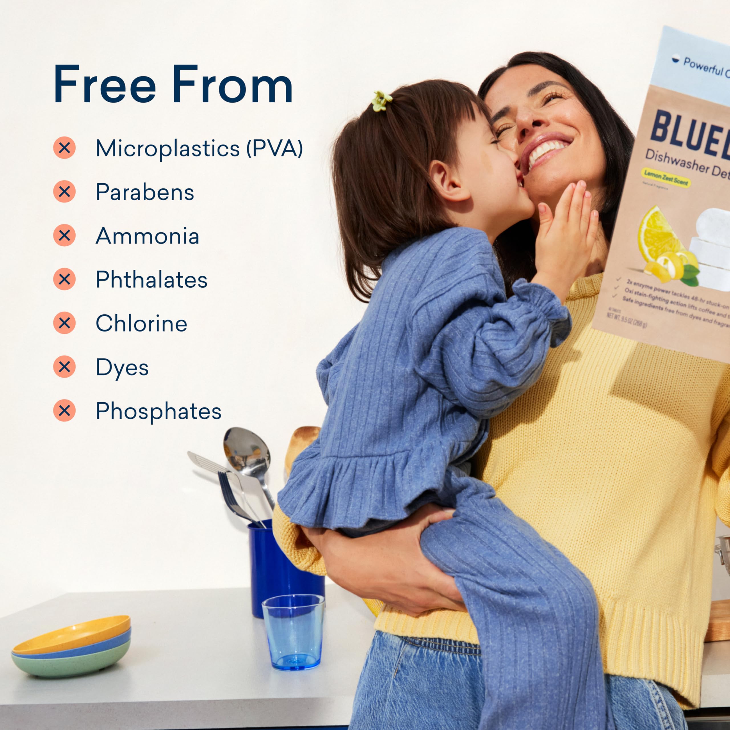 EcoClean Tabs: 60ct Plastic-Free Dishwasher Pods -  by Handbags Specialist Headquarter | Available at Handbags Specialist Headquarter