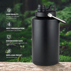 HydraGuard 128oz: Dual-Vacuum Stainless Water Jug - Water Bottles by Handbags Specialist Headquarter | Available at Handbags Specialist Headquarter