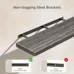 Rustic Farmhouse Shelves (008-40BN) - Decor by Handbags Specialist Headquarter | Available at Handbags Specialist Headquarter